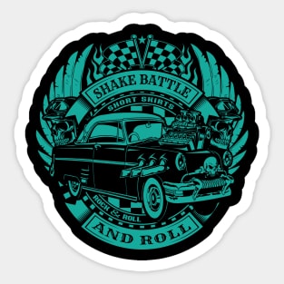 Hot Rod Grandpas T-Shirt Sticker